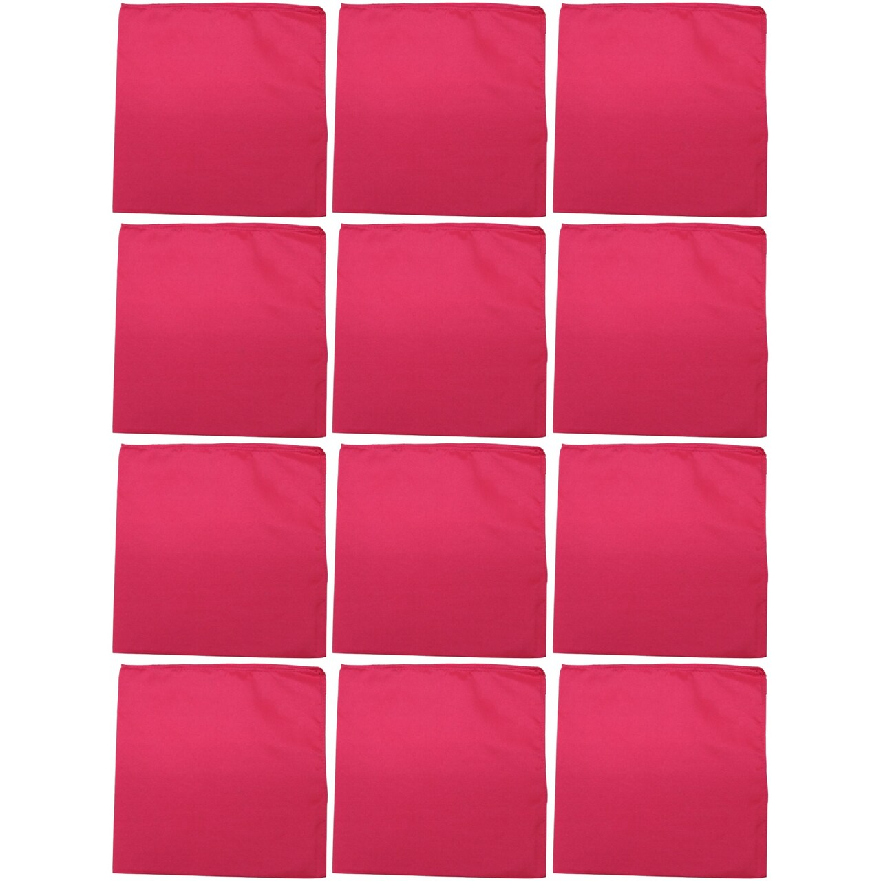 12 Pack Cotton Bandanas in Plain Colors for Crafts, Costumes, Workwear